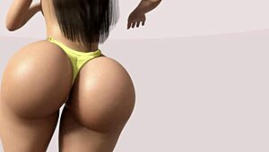 I’m obsessed with this huge white ass shaking