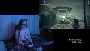 The sequel of Naked Alan Wake playthrough with comments and beautiful women