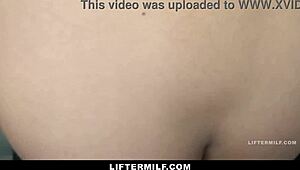 Shoplifting milf submits to mall guard's filthy demands now!