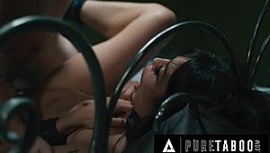 lucky guy dominates vanessa sky and dee williams in rough deepthroat and tied up sex 😈