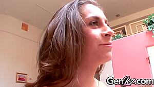 sami st clair and delilah davis kissing in hot kitchen lesbian sex