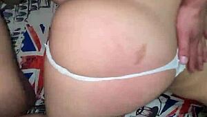 Neighbor With Huge Ass And White Thong Fucked Doggystyle