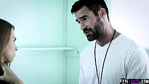 Horny professor charles dera secretly fucked with beautiful teen 18+ student jill kassidy in the bathroom