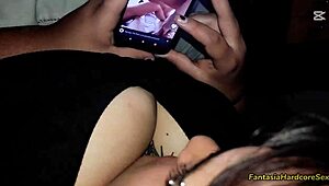 Watching TikTok with my best friend and comparing boobs