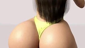 I’m obsessed with this huge white ass shaking