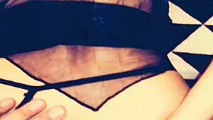 Skinny milf wife spreads her open ass for intense action.