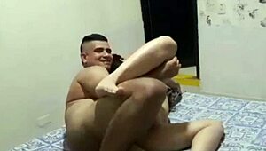 Yulisahot eats best friend's pussy in rough casting with cumshot