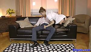 euro amateur cocksucking in british threesome