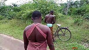 Okonkwo Lifts Village Slay Queen, Fucks Her Hard Outdoor