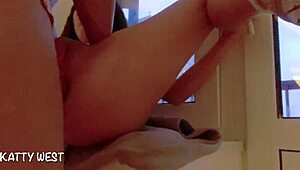 Young Katty West Paid for Outdoor Anal Action