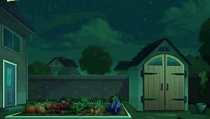 Summertime Saga: Watching Mature Jamie Bathe in the Shower