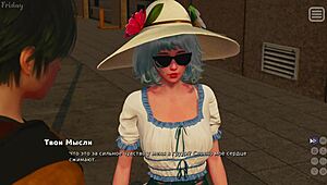 my bully lover gameplay with student slut in dress part 20