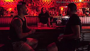 straight guy surprises with gay friend at gloryhole