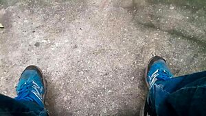 Hey, This Gay Brazilian Guy Is Masturbating In The Woods. So Relaxed And Free.