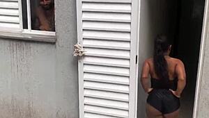 Fucking the tight mini pussy of the naughty stepdaughter in a quick hotel romp