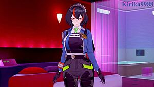 Zhu Yuan And Nekomiya Mana Nekomata Intense Scene - Zenless Zone Zero Hentai