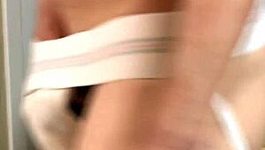 Angry Hunk Strokes Cock on Sofa, Cums Instantly