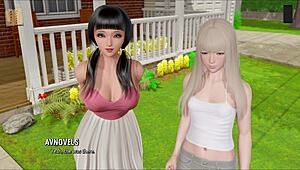 3D Hentai Scene with Big Tits and Huge Cock Cumshot