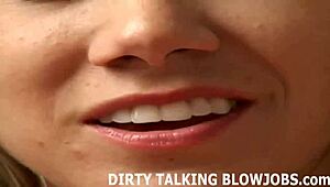 Your dick's in my hot, wet little mouth, suckin' it good