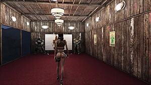 Fallout 4 features cute brunette in special wardrobe.