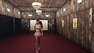Fallout 4 features cute brunette in special wardrobe.
