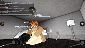 in roblox porn, this whore gets blowjob, bent over doggystyle, cowgirl riding on monster big black cock