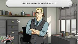 time to flirt with my teacher and come out on top