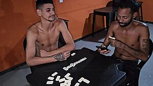 Brazilian Wife Gets Double Anal and Pussy Action During Flamengo Game