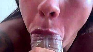 Long-Legged Beauty Fucked Hard in Ass and Swallows Cum!