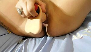 Wife Gets Thoroughly Fucked With A Baseball Bat In Hardcore Orgy Scene