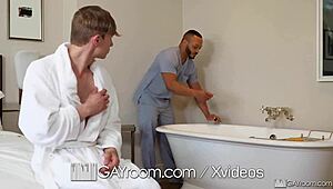 Gayroom Two Hung Hunks Fuck With Facial