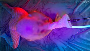 Hot Blonde Moans In Cum Puddle With Huge Cock!