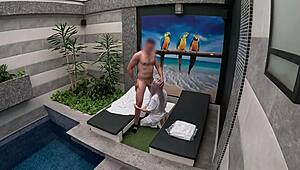 Room service blowjob in hotel