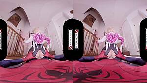 Spider Gwen Blows Mind With Mouth And Pussy