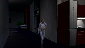 Scream 25 parody unfolds with missemily23 and kendall plamer screaming.