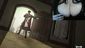 Demon girl dominates in cursed prince hentai by Derpixon