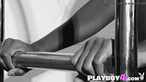 I'm obsessed with ebony teen Jahla dancing naked after her steamy striptease act