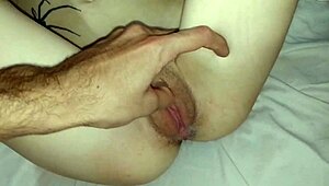 Couple shares love with pink pussy creampie