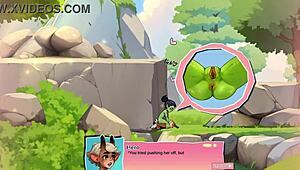 Check out this horny orc face-sitting a lucky boy in the game! 😈