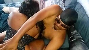 Big Booty Ebony Kaiya Rose Face Fucked in Playhouse