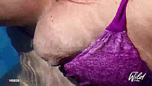 Busty Filipina Shows Her Big Breasts At The Pool