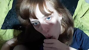 I-I mean, teen sucks stepbrother's big cock so good, it's huge!