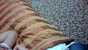 The Girl Was Tied Up In The Hotel With White Ropes First-Person Pov Video