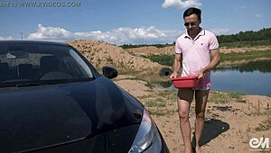 what's hotter than a gay car wash with huge cumshots?