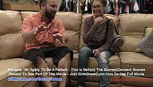 Watch Clov Angel Santana's First Gyno Exam on Hidden Cam!