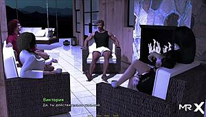 retrieving the past in lake house shower e1 18, cartoon game with bathing scenes 🛁