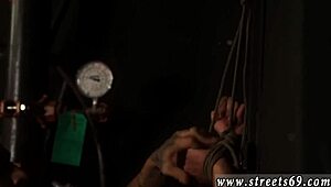 European teen gets an anal massage from a milf