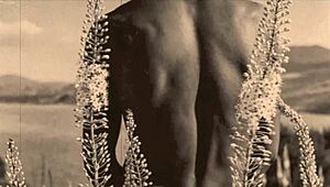 vintage victorian homosexuals sharing intimate moments in retro style