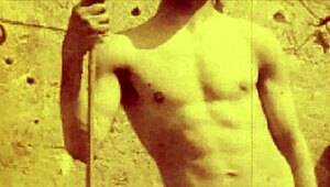 vintage victorian homosexuals sharing intimate moments in retro style