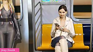 Just a casual MASTURBATION session on the way back HOME from school